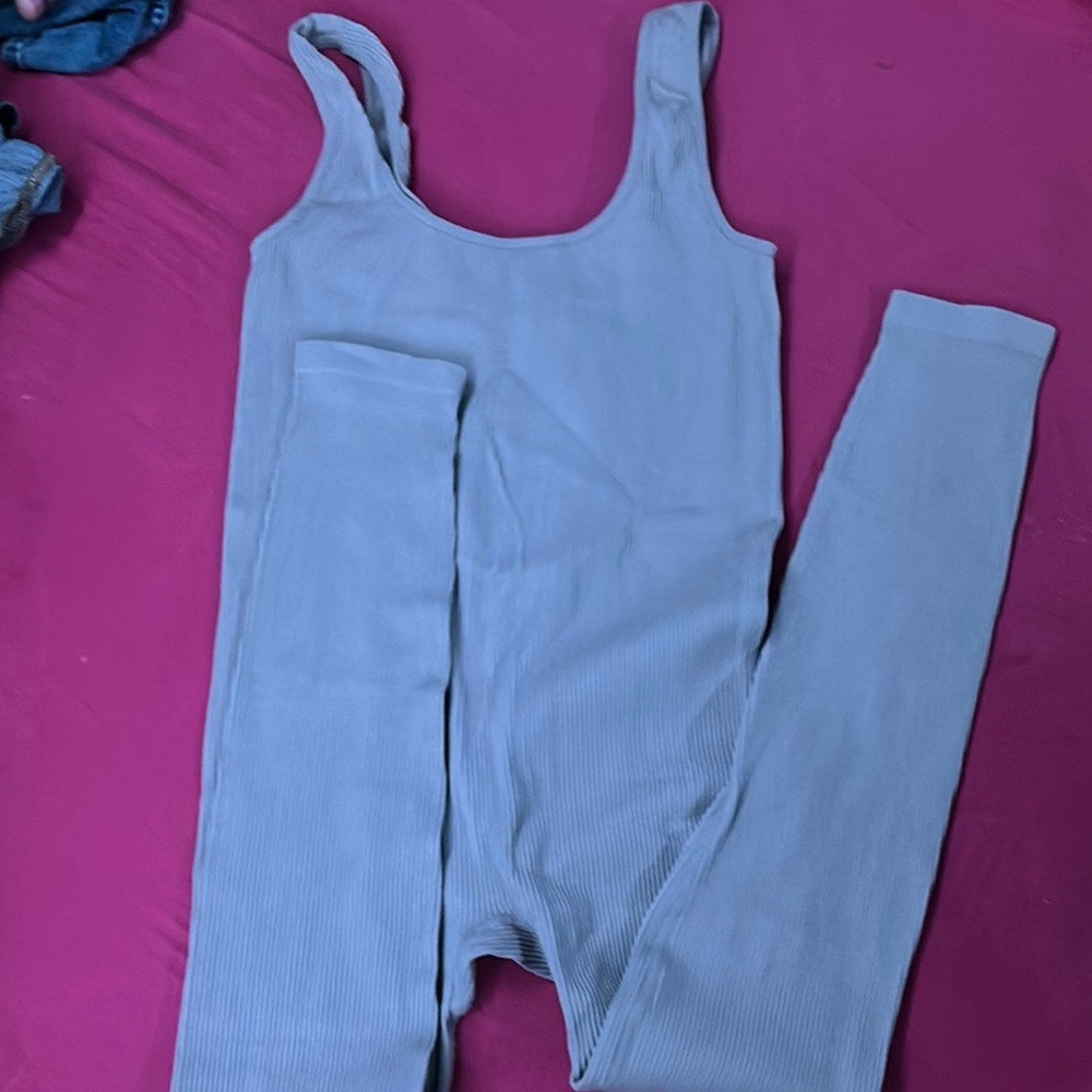 Forever 21 Gray Bodysuit One Piece